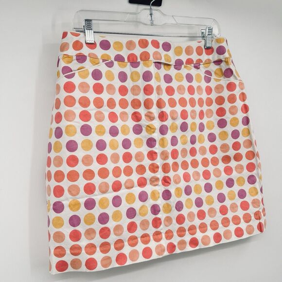 Womens Etcetera Polka Dot Short Skirt Size 12 Pink - Picture 2 of 9